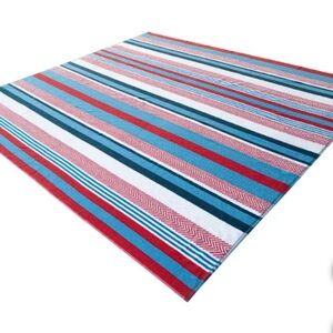 Beach Towel For Two Striped Multicolor